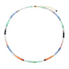 Mini multi opal beaded necklace