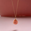 Pink Opal Pebble Necklace
