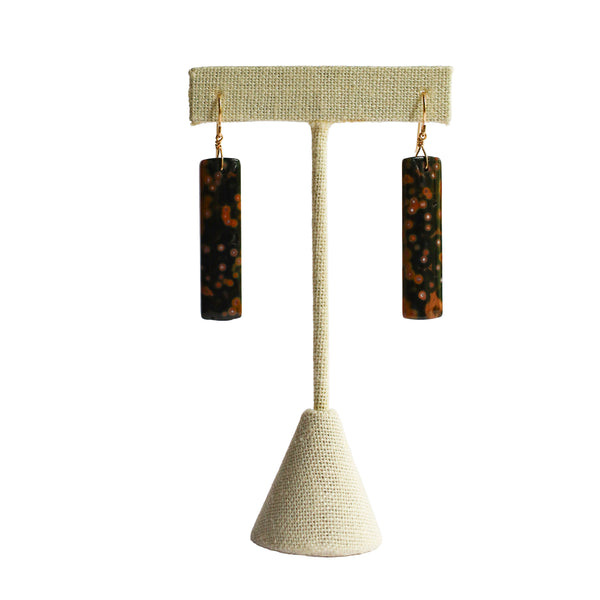 Ocean jasper earrings