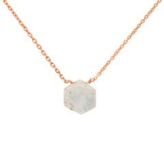 Hexagon Dainty Necklace