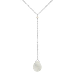 Teardrop Lariat Necklace