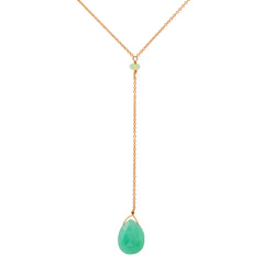 Teardrop Lariat Necklace