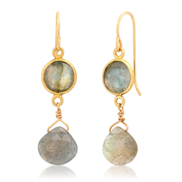 Labradorite Earrings