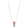 Amethyst Slice Necklace